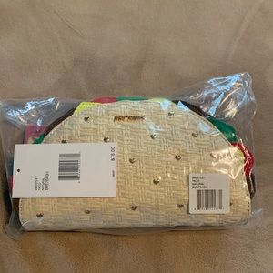 Betsey Johnson Taco Wristlet NWT
